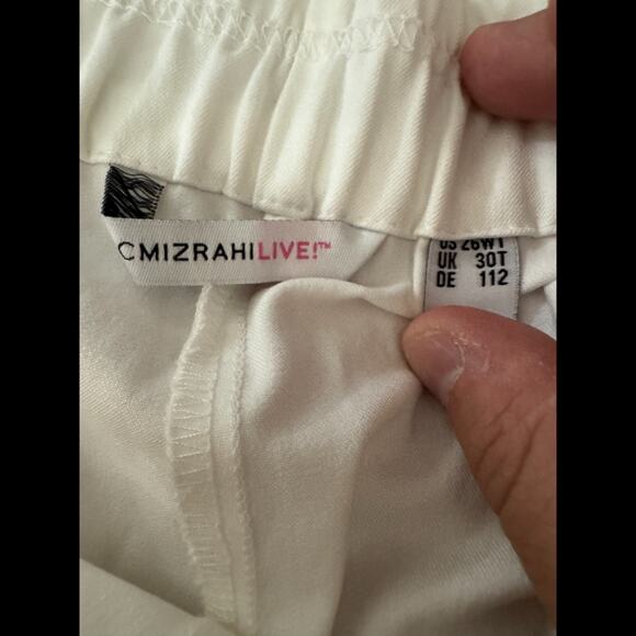 Isaac Mizrahi Live White Pull-On Pants Women’s Plus 26W Tall Cotton Blend NWOT - Picture 9 of 10